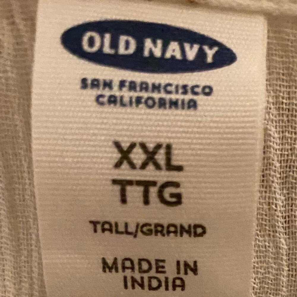 Old Navy White Floral Gauze High Back, Tank Top - Picture 5 of 9